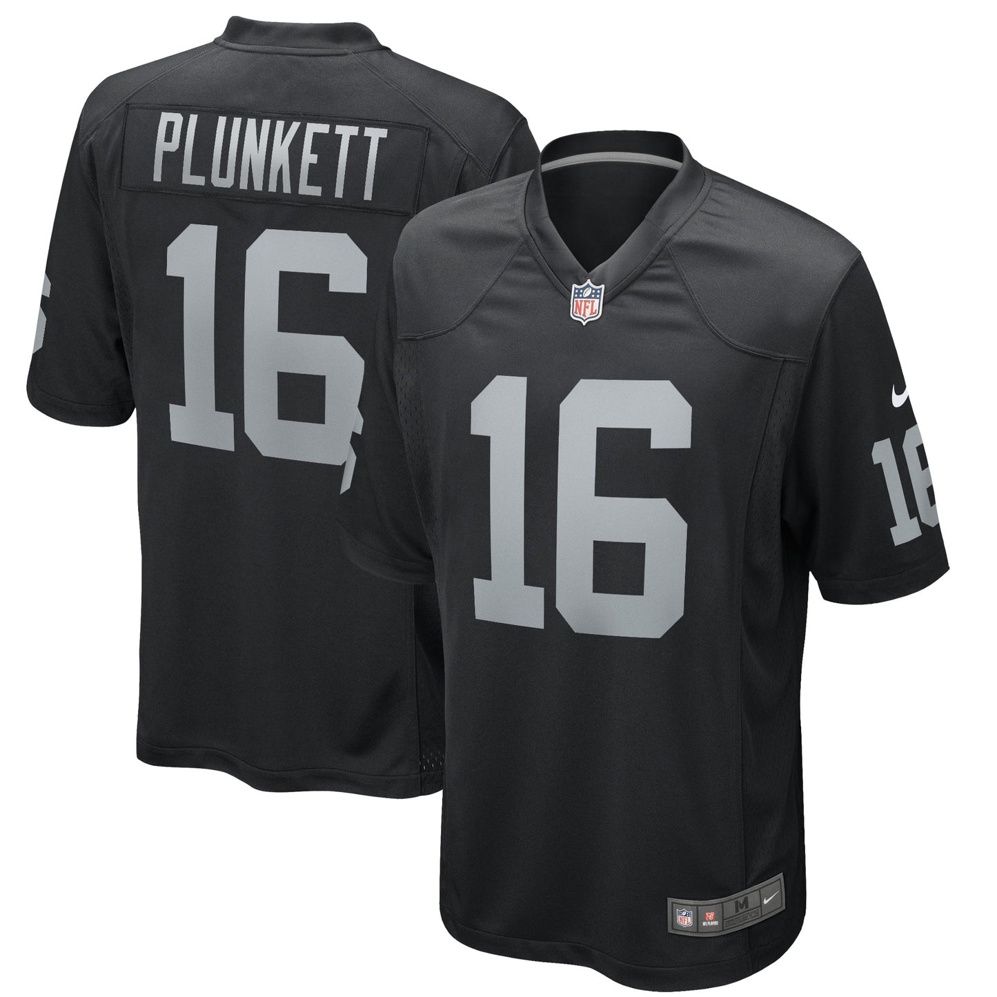 Jim Plunkett Las Vegas Raiders  Game Retired   Jersey - Black