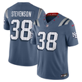 Men's New England Patriots Rhamondre Stevenson #38 Storm Blue 2025 Rivalries Collection Limited Jersey