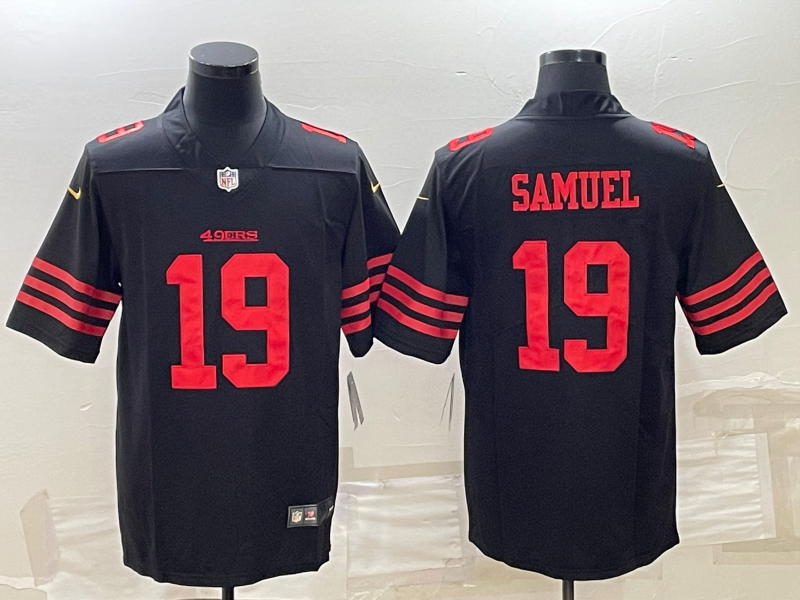 Men's San Francisco 49ers Deebo Samuel Black Player Jersey