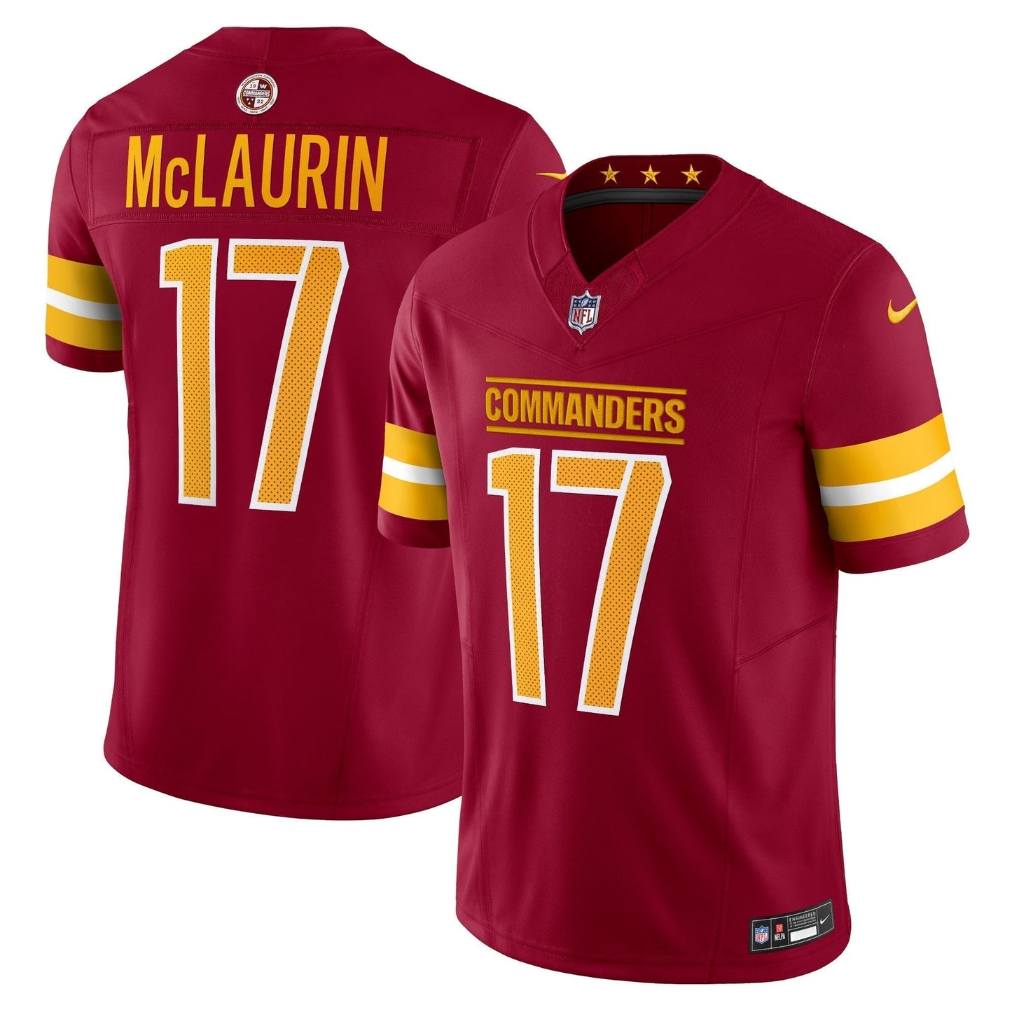 Terry McLaurin Washington Commanders  Vapor F.U.S.E. Limited Jersey - Burgundy