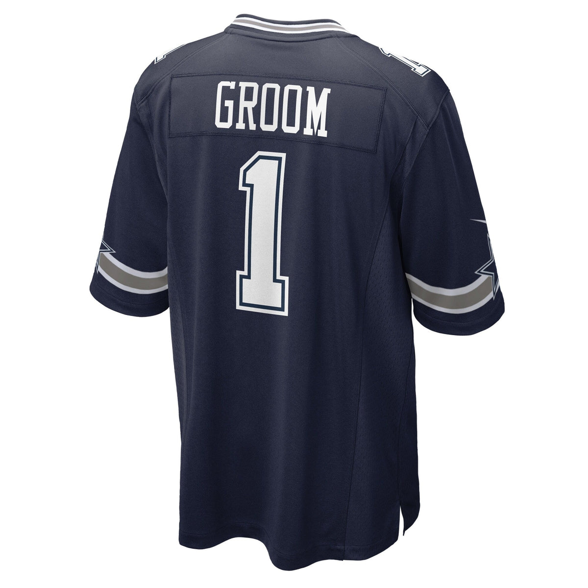 Number 1 Groom Dallas Cowboys  Game Jersey - Navy