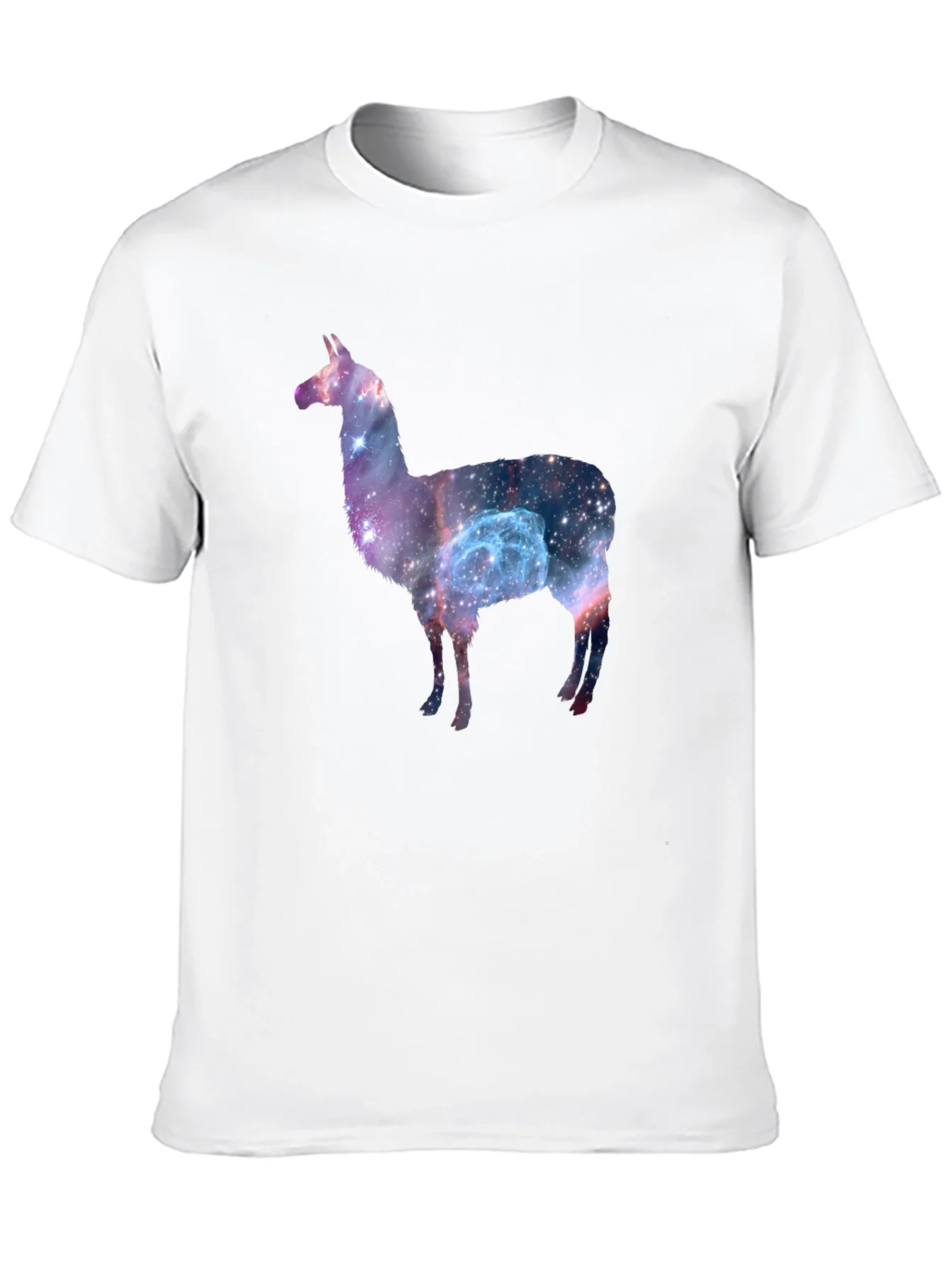 Galaxy Llama Tee - Cosmic Style!