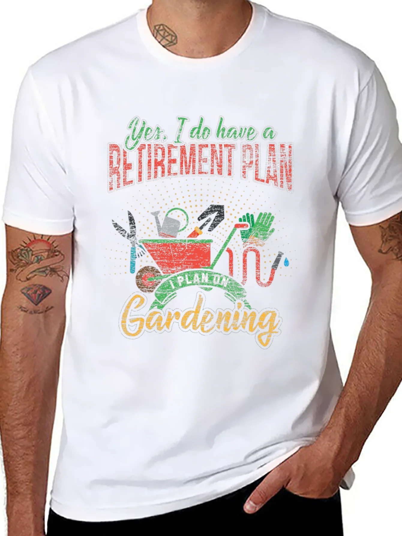 Gardening Retirement Plan T-Shirt