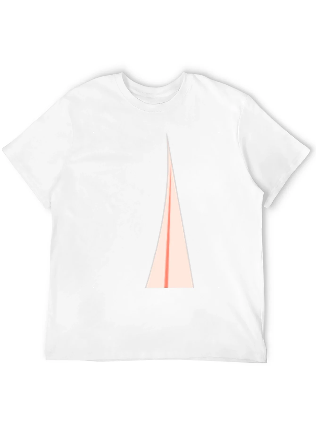 Abstract Triangle Graphic Tee - Modern Casual Shirt