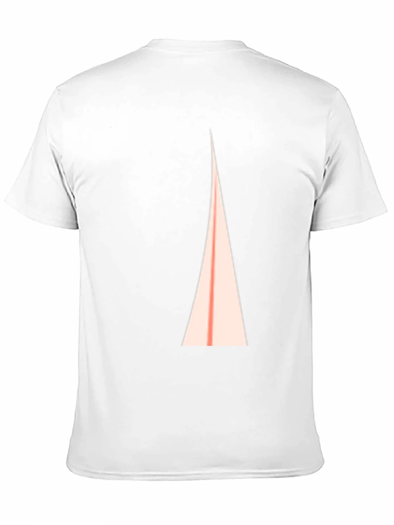 Abstract Triangle Graphic Tee - Modern Casual Shirt