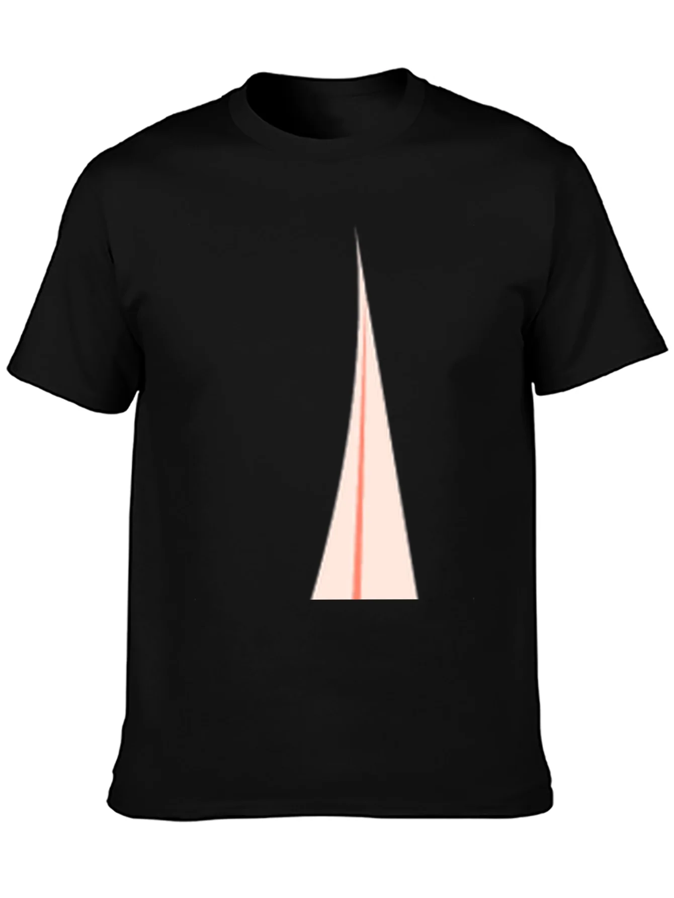 Abstract Triangle Graphic Tee - Modern Casual Shirt