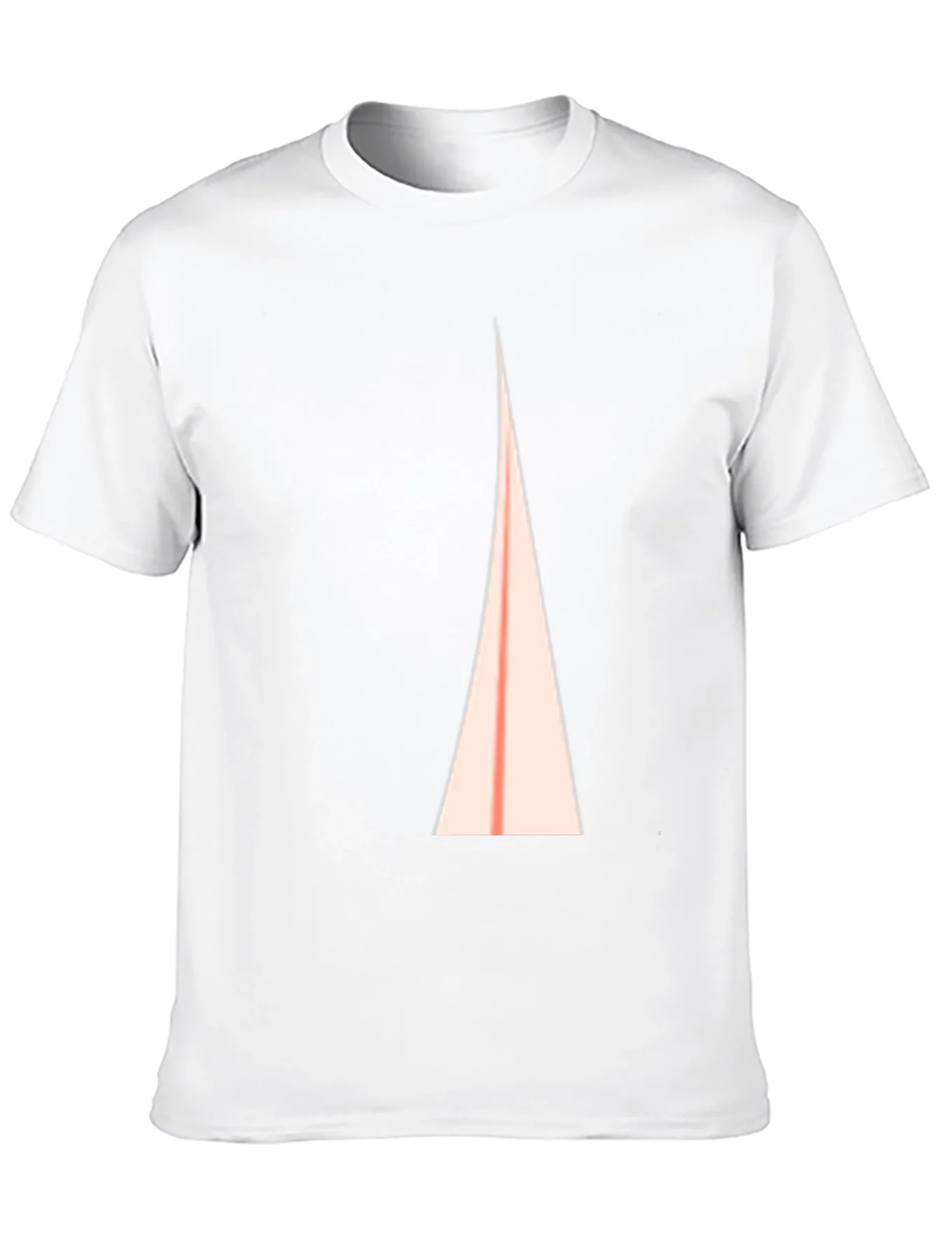 Abstract Triangle Graphic Tee - Modern Casual Shirt