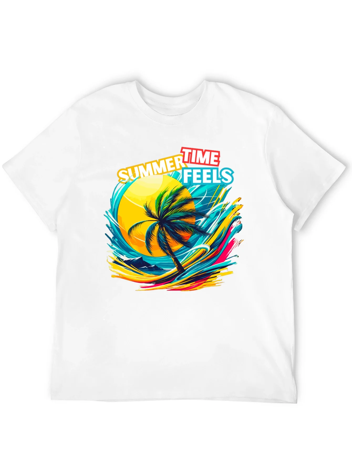 Summer Time Feels Graphic T-Shirt