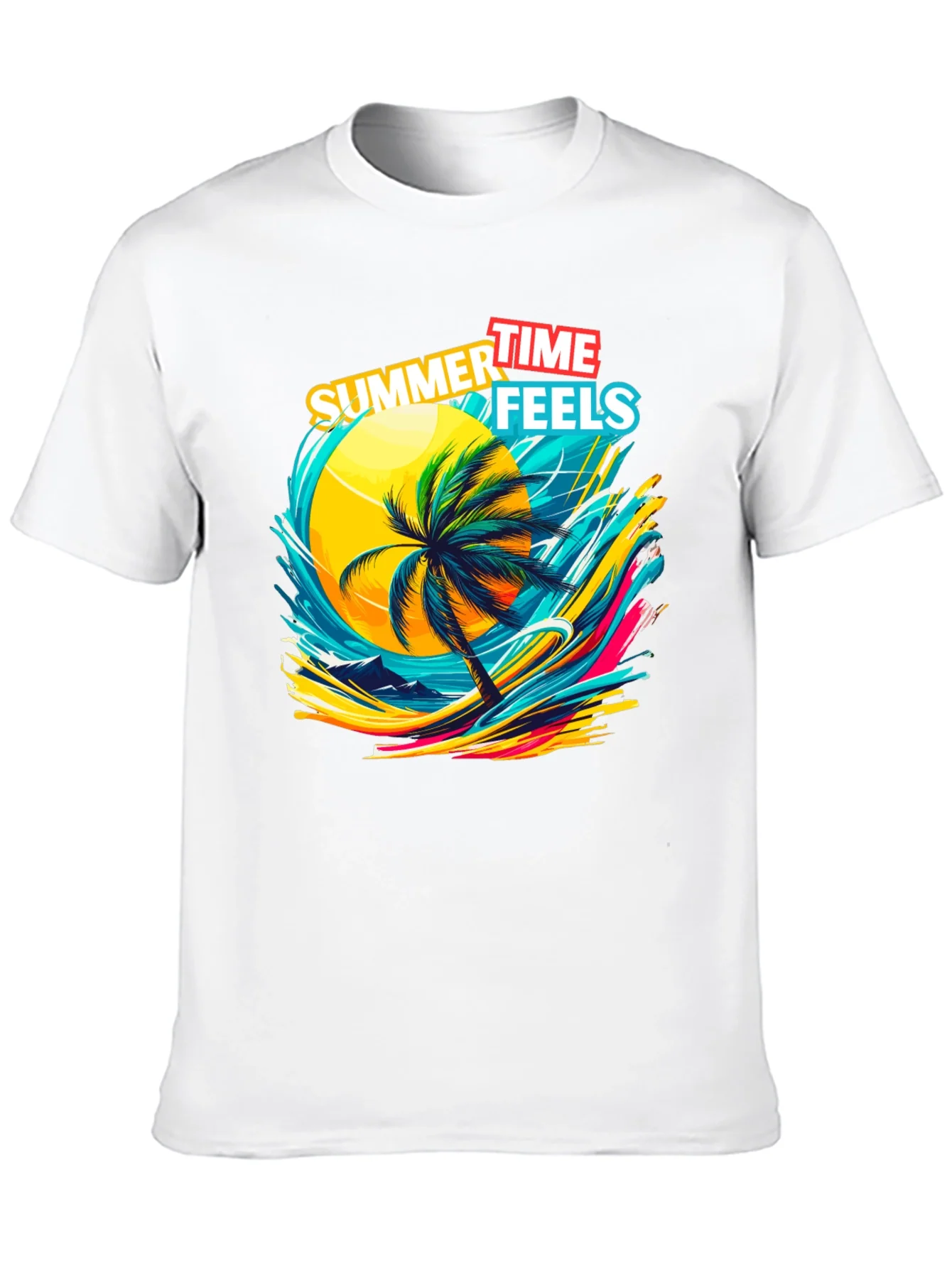Summer Time Feels Graphic T-Shirt