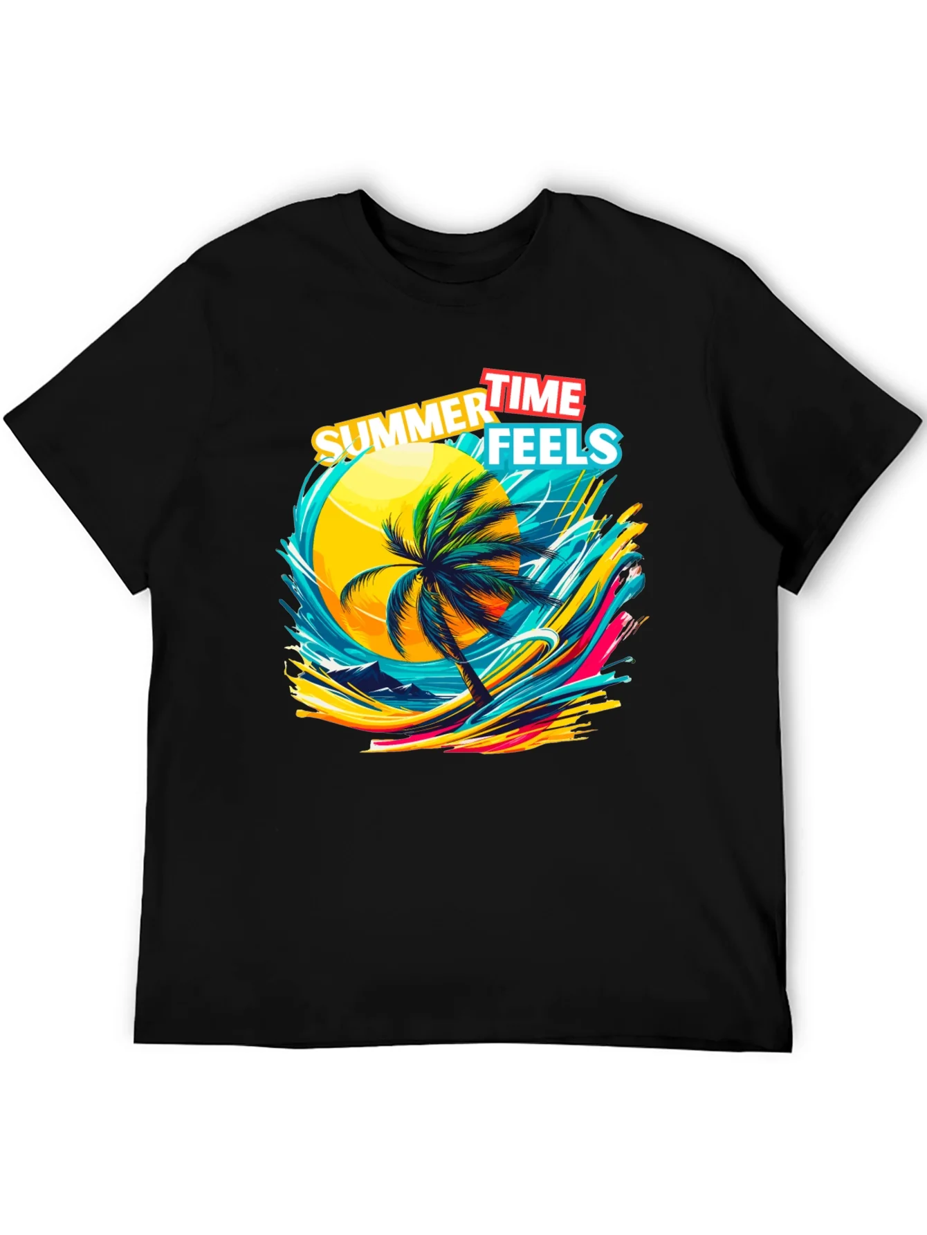 Summer Time Feels Graphic T-Shirt