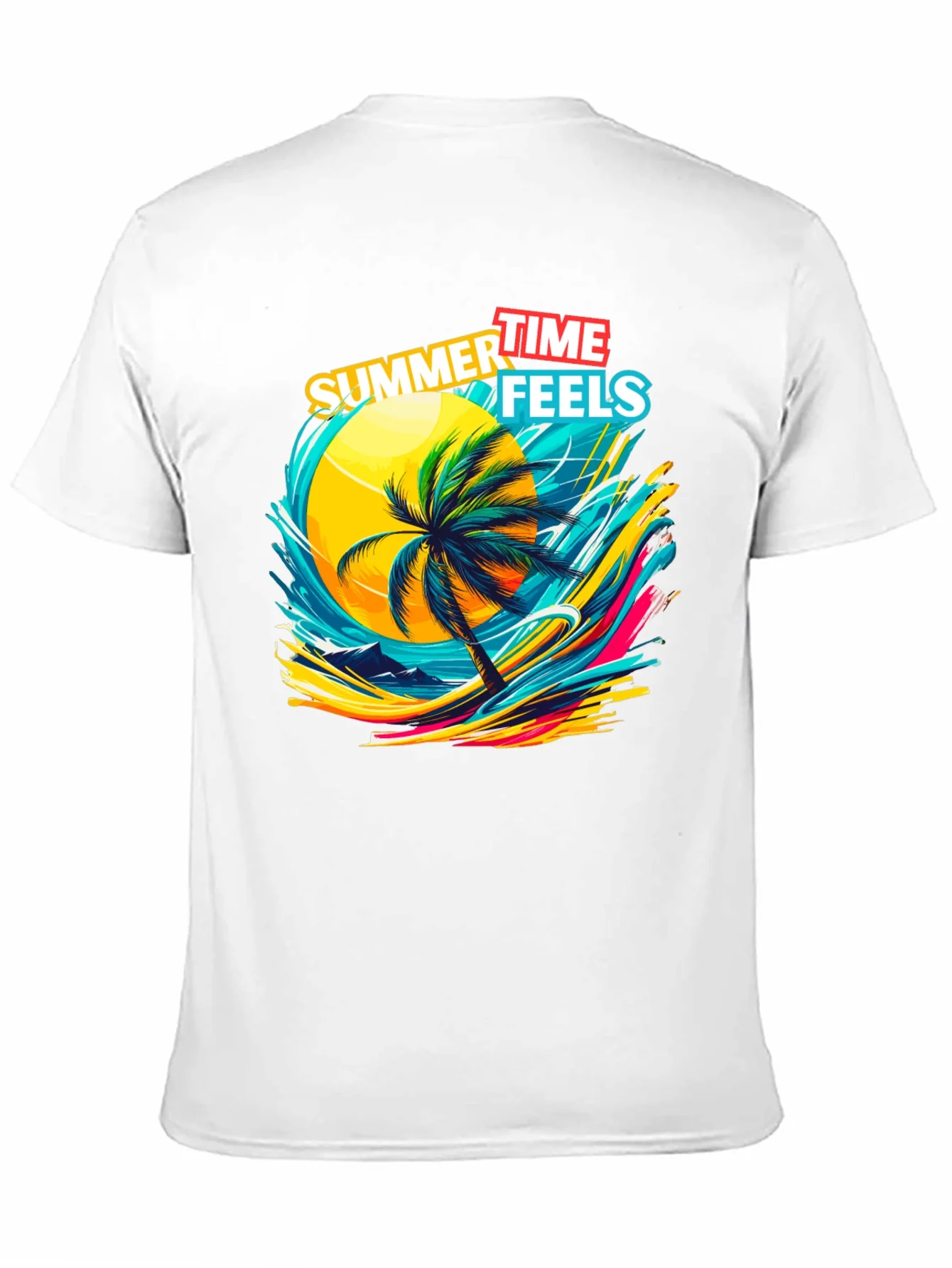 Summer Time Feels Graphic T-Shirt