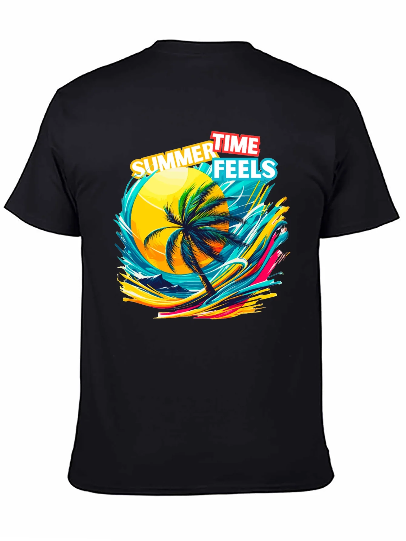 Summer Time Feels Graphic T-Shirt