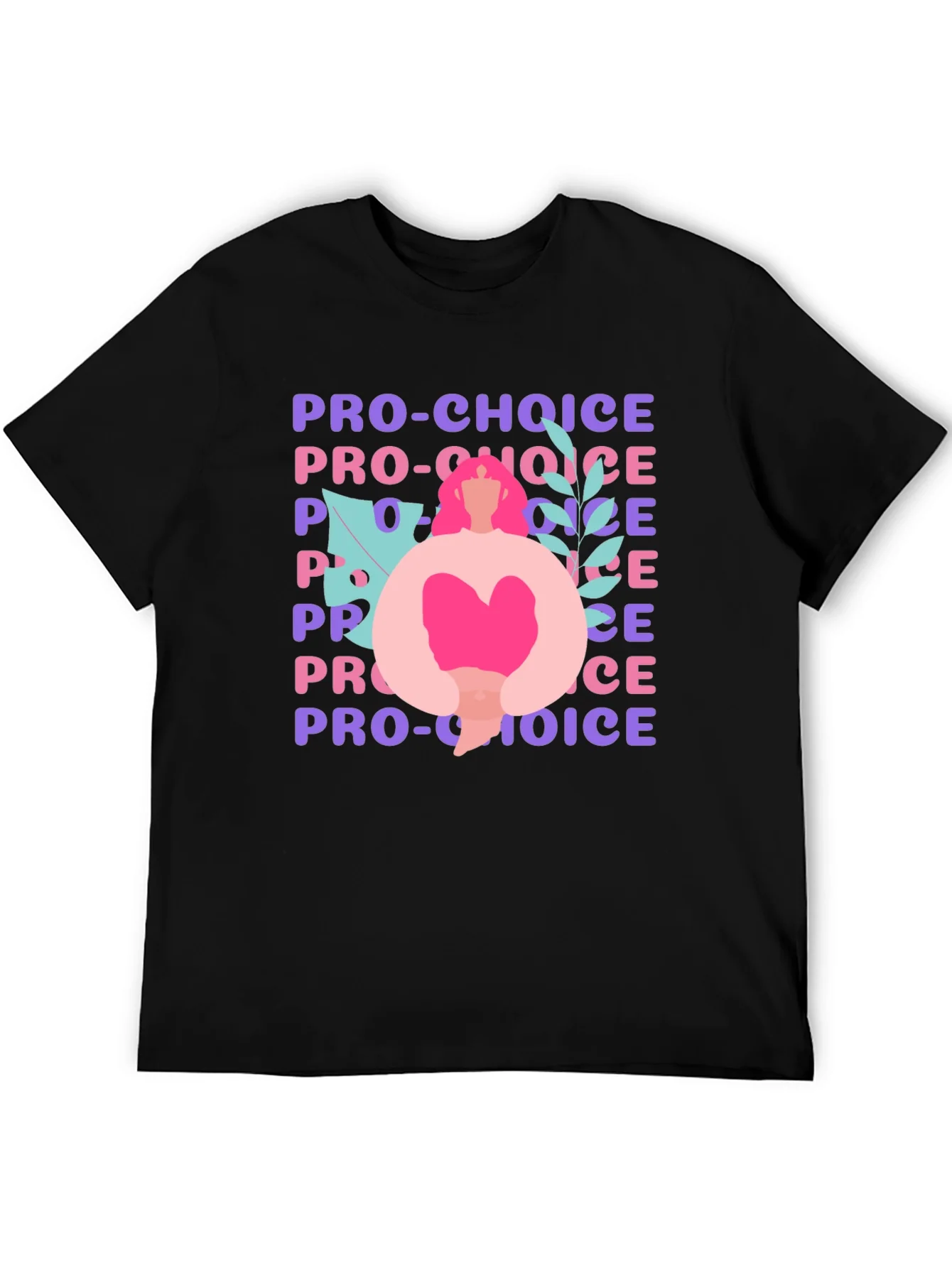 Pro-Choice Graphic T-Shirt - Black