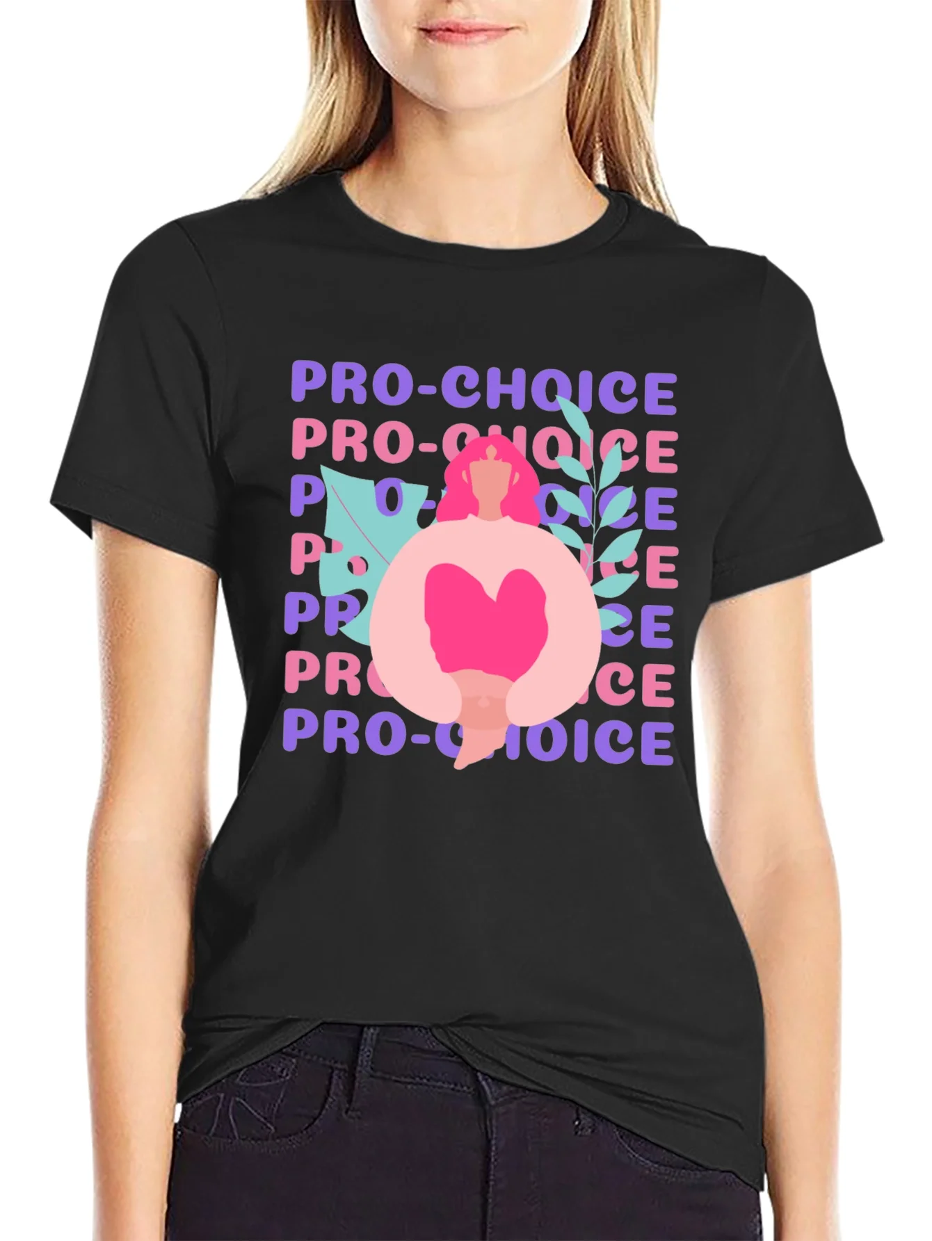 Pro-Choice Graphic T-Shirt - Black