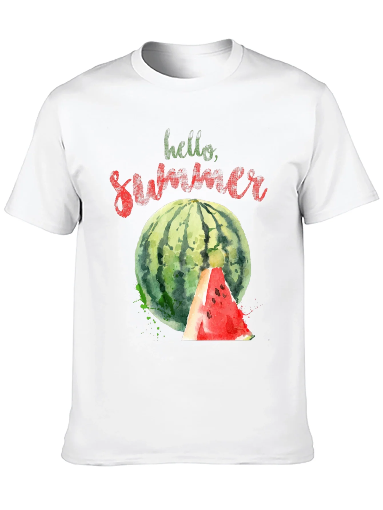 Hello Summer Watermelon Graphic Tee