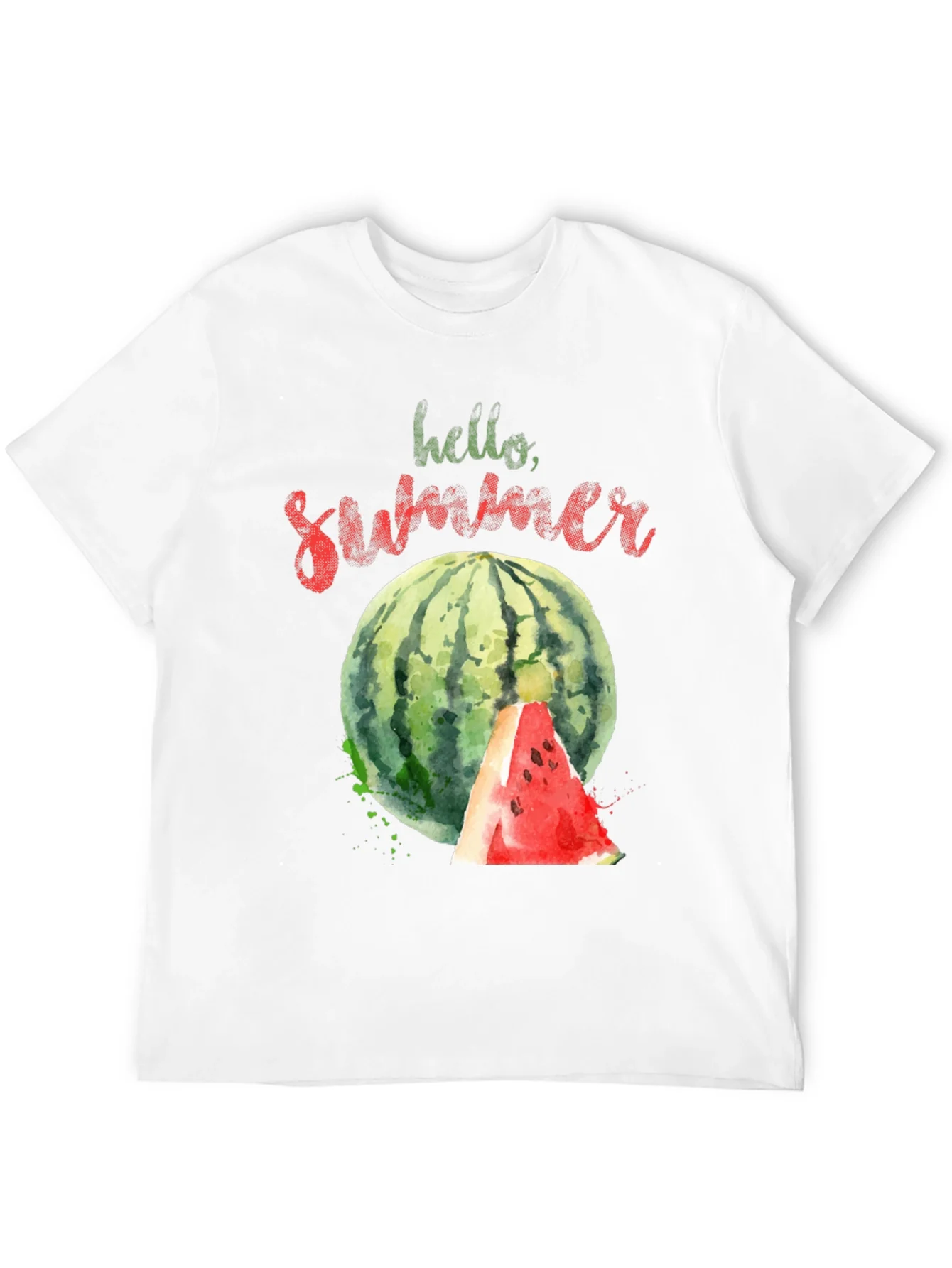 Hello Summer Watermelon Graphic Tee