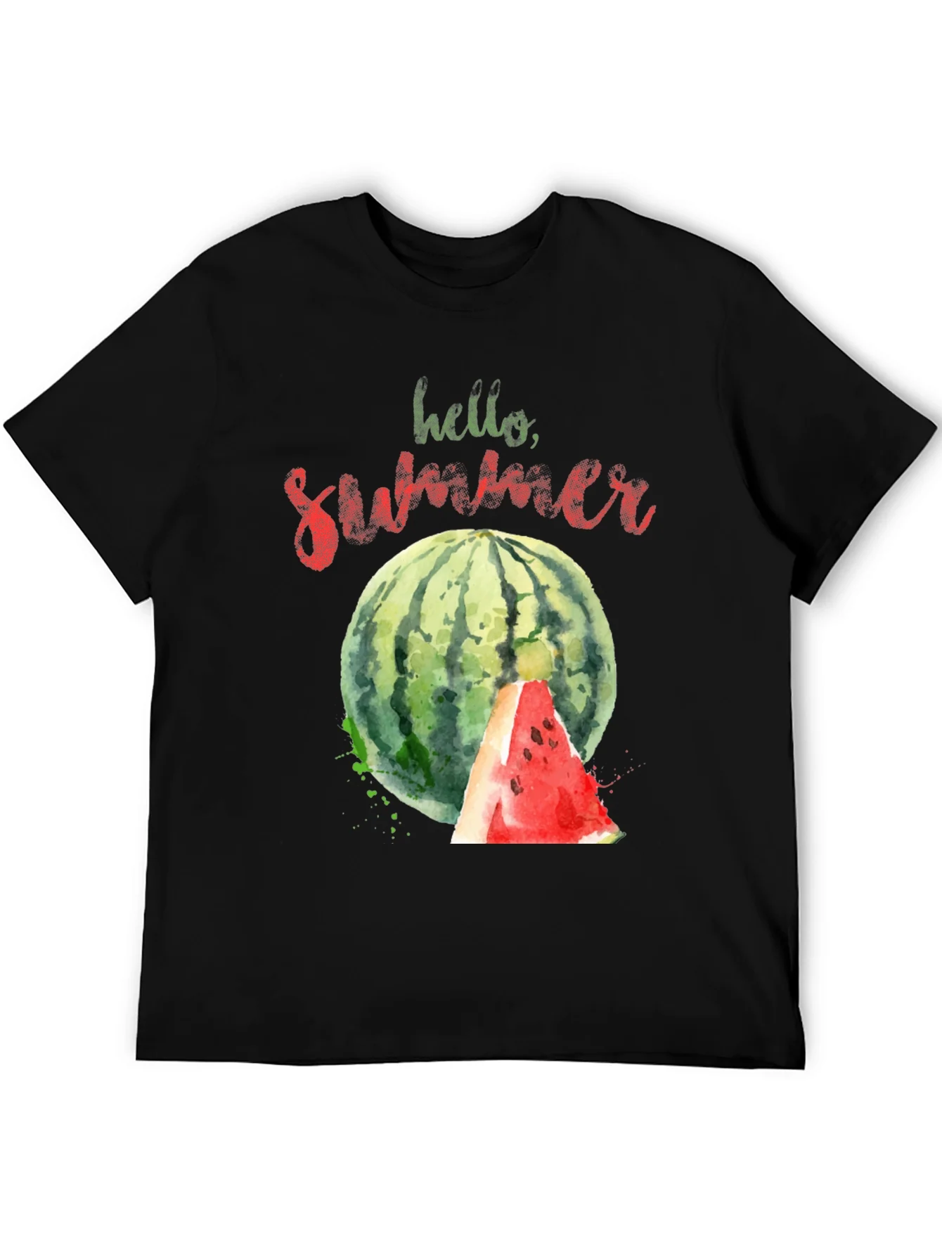 Hello Summer Watermelon Graphic Tee