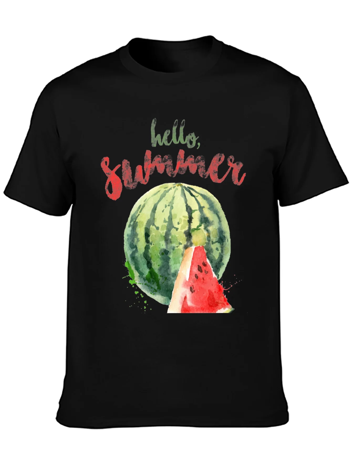 Hello Summer Watermelon Graphic Tee