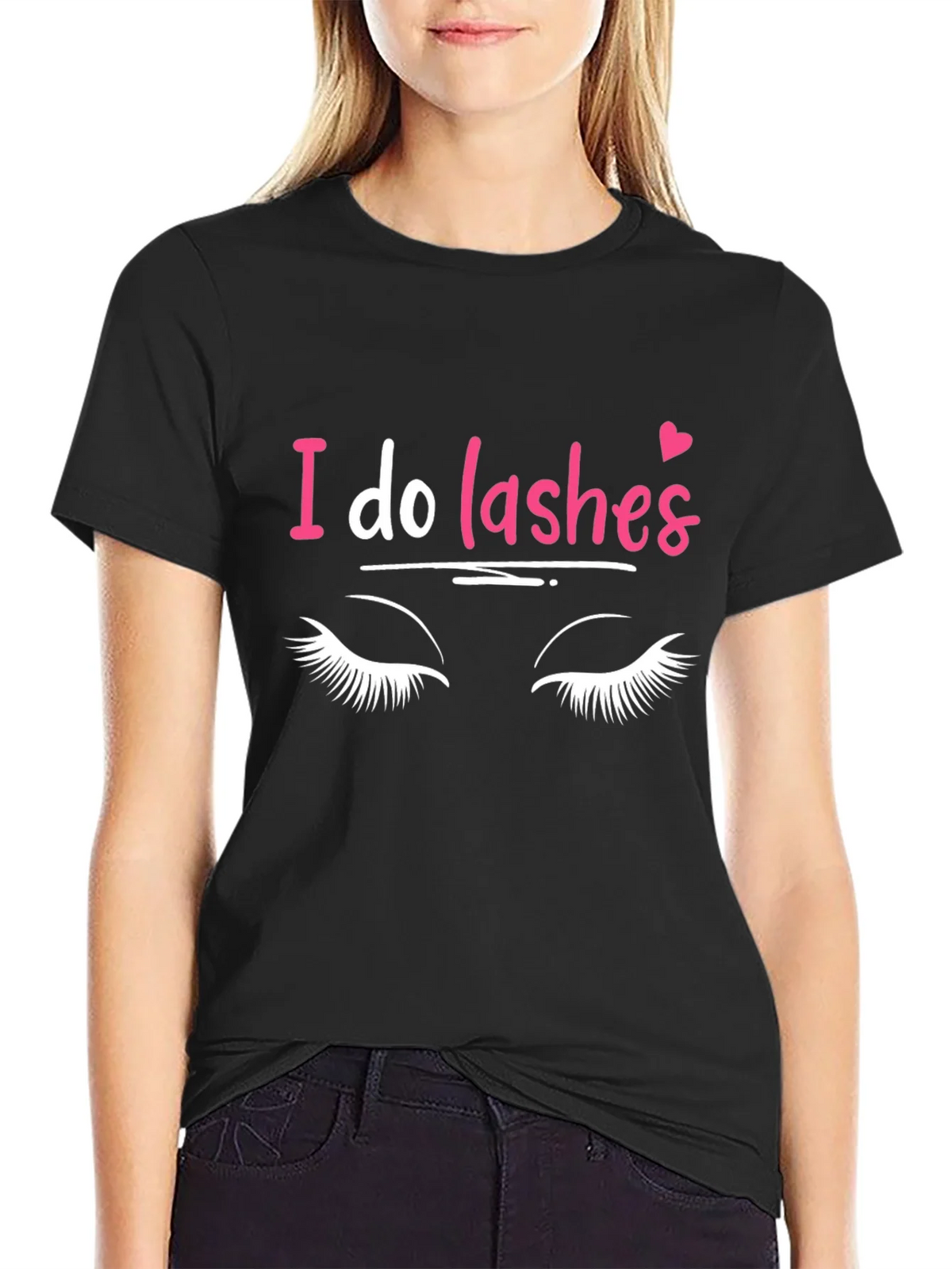 I Do Lashes Graphic Tee - Eyelash Extension T-Shirt