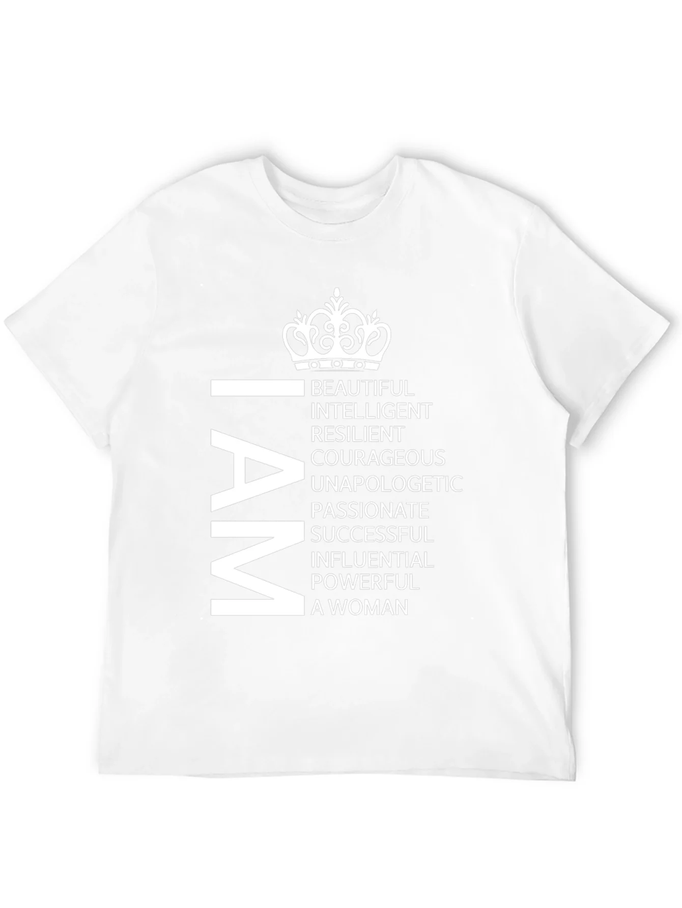 I AM Woman T-Shirt - Empowering Statement Tee