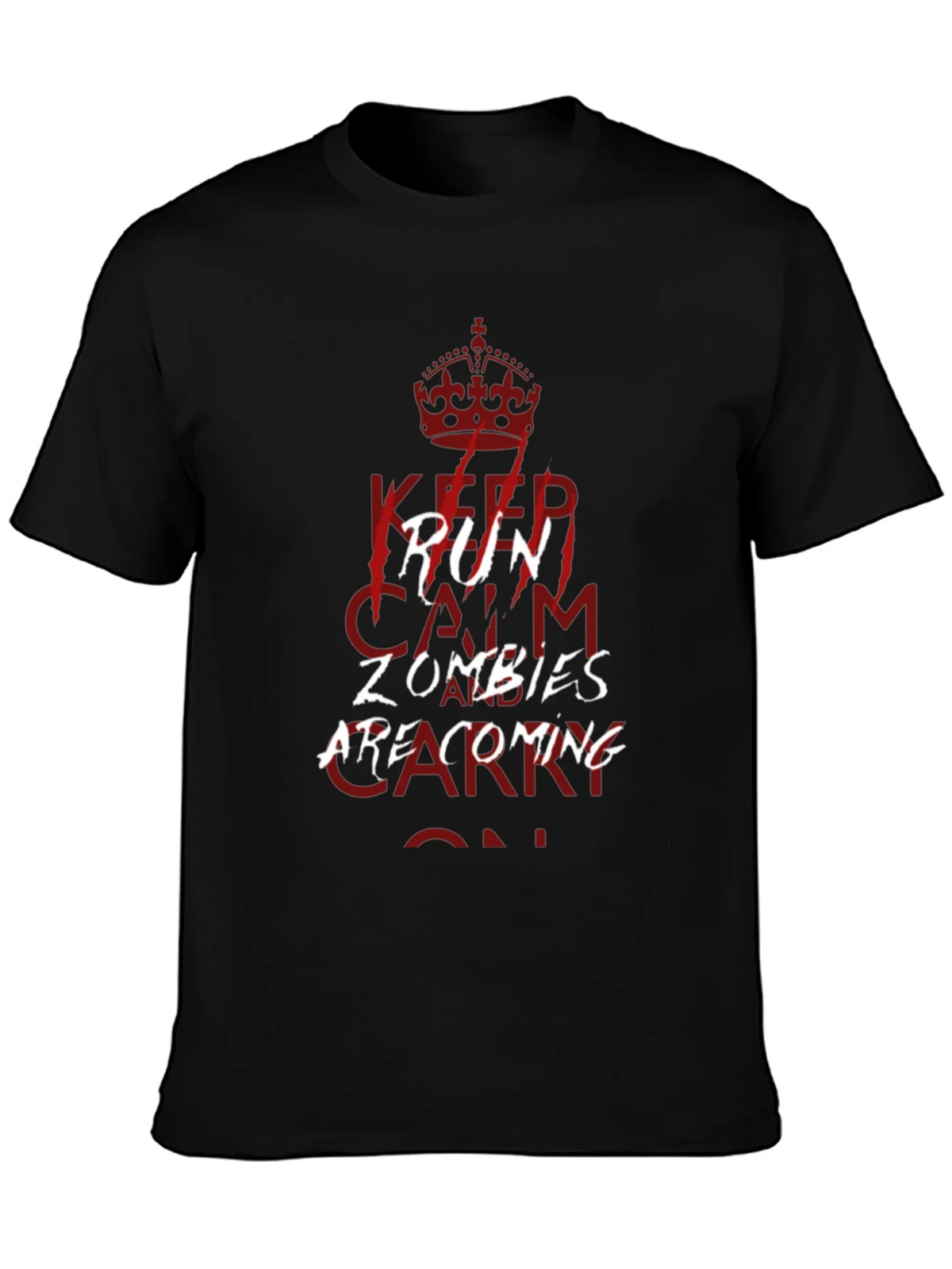 Keep Run Calm Zombies T-Shirt