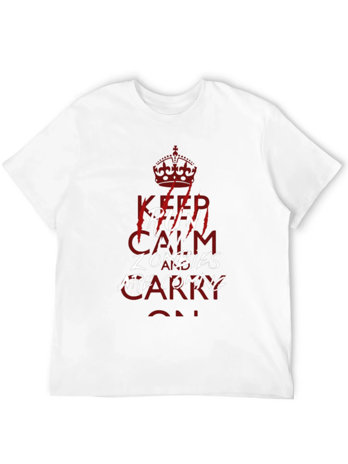 Keep Run Calm Zombies T-Shirt