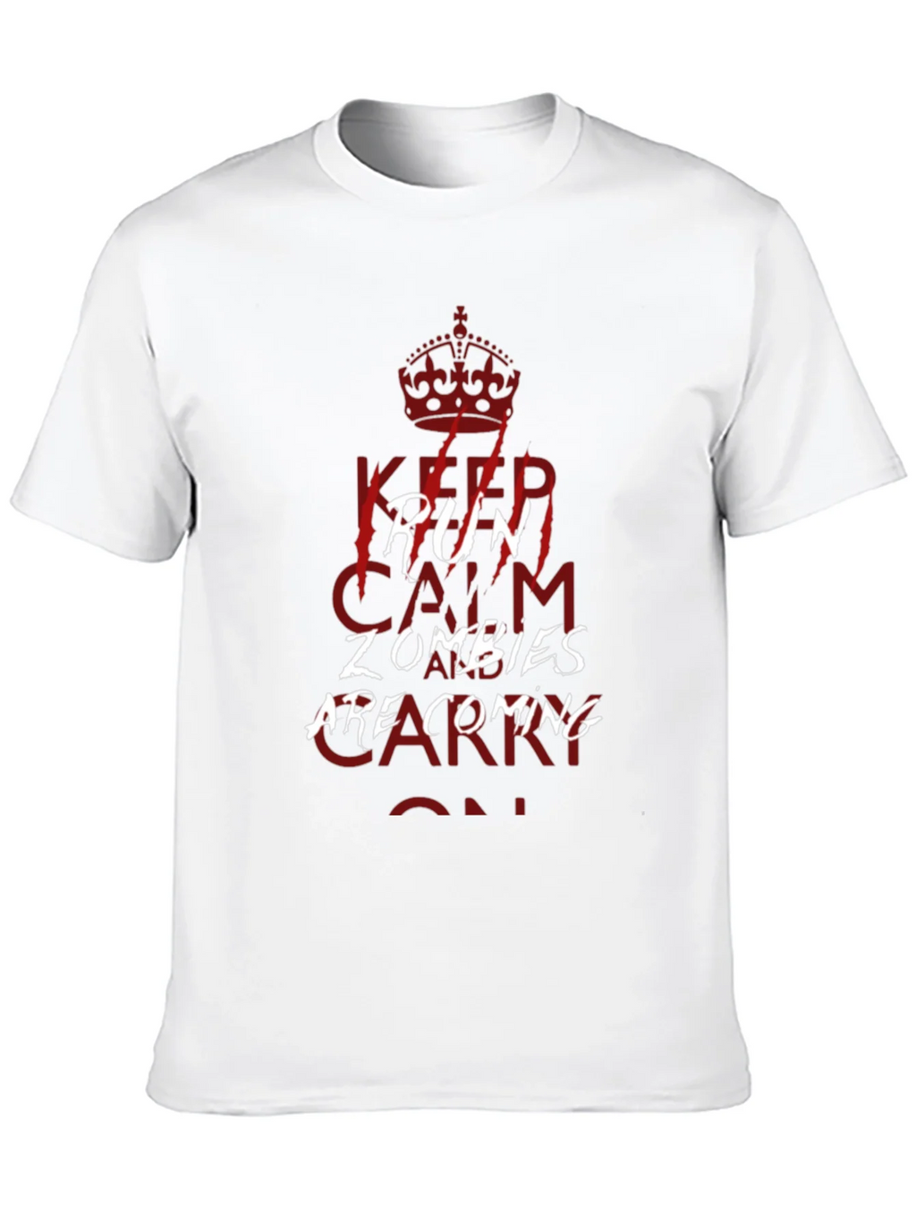Keep Run Calm Zombies T-Shirt