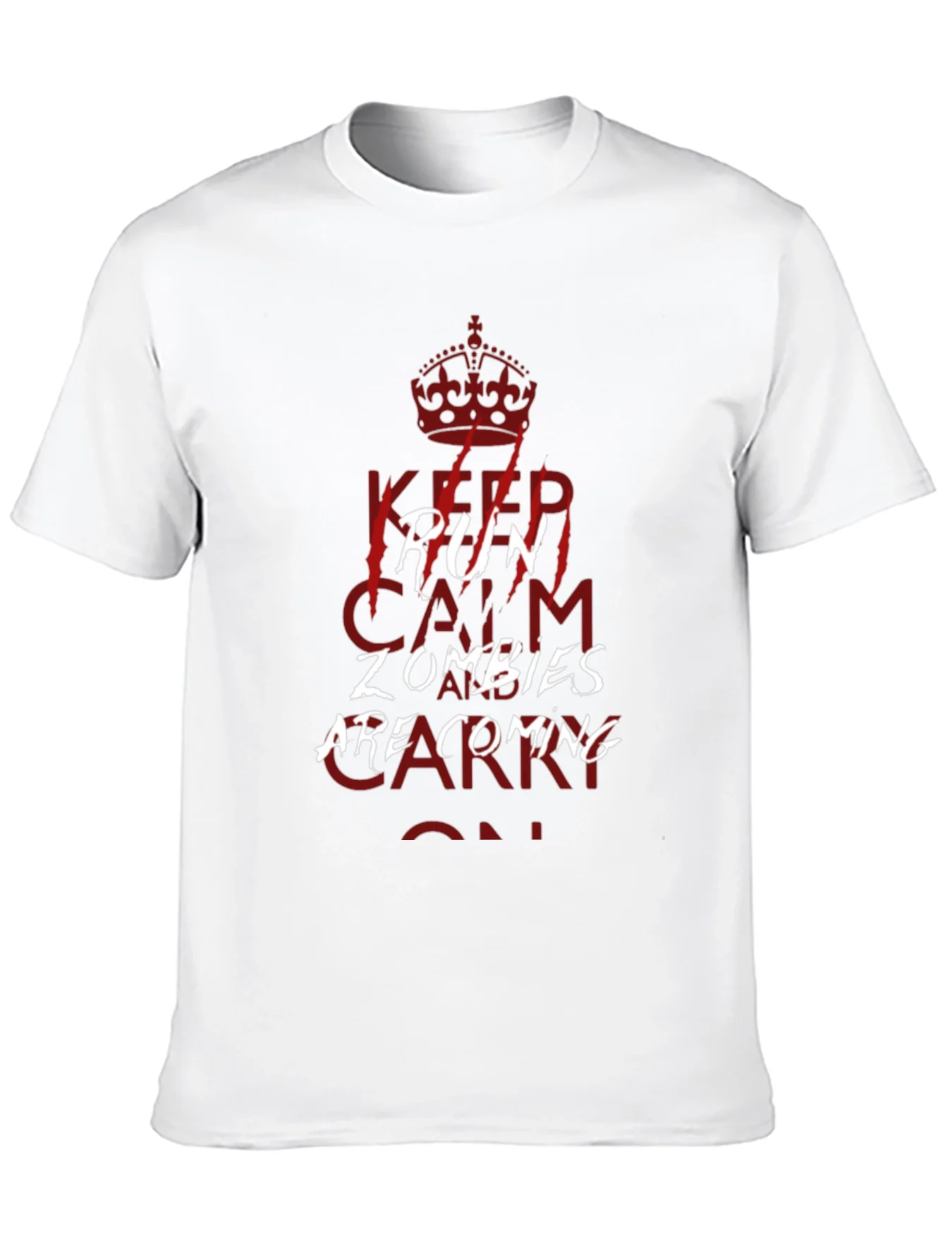 Keep Run Calm Zombies T-Shirt
