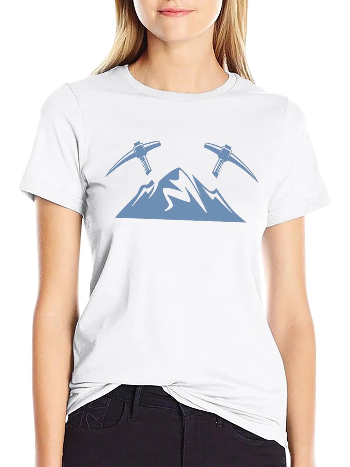 Mountain Peaks & Pickaxes Graphic Tee