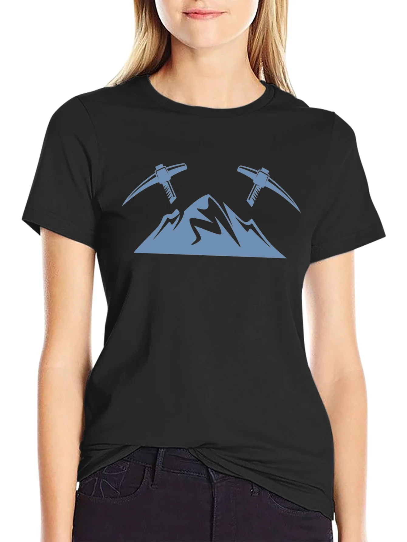 Mountain Peaks & Pickaxes Graphic Tee
