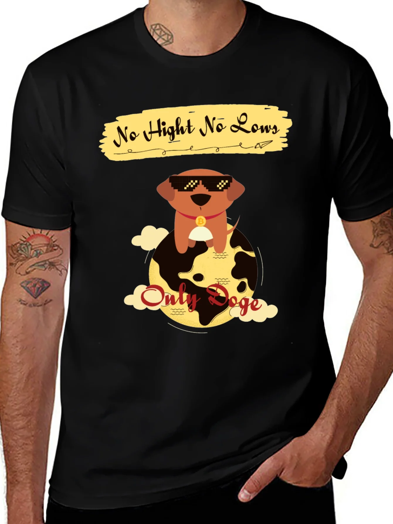 No Hight No Lows Only Doge T-Shirt