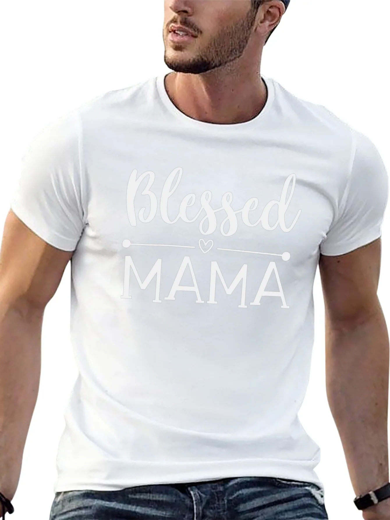 Blessed Mama Graphic Tee - Stylish Mothers Day Gift