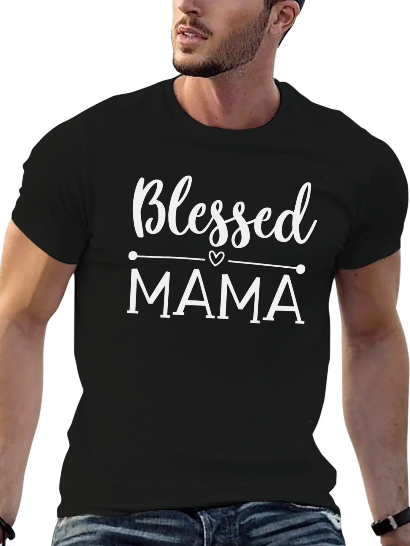 Blessed Mama Graphic Tee - Stylish Mothers Day Gift
