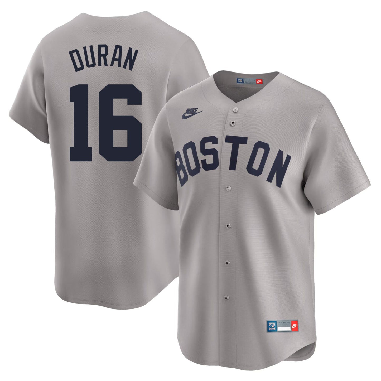 Jarren Duran Boston Red Sox Throwback Limited Jersey  Gray