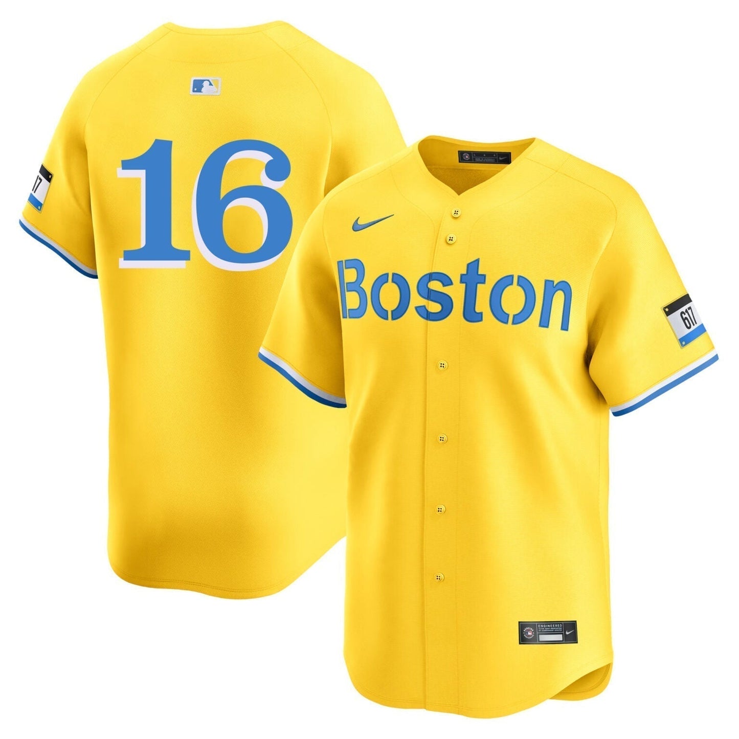 Jarren Duran Boston Red Sox City Connect Limited Jersey  Gold