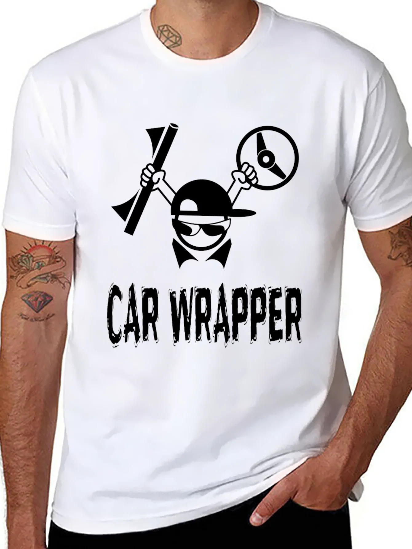 Car Wrapper Graphic Tee