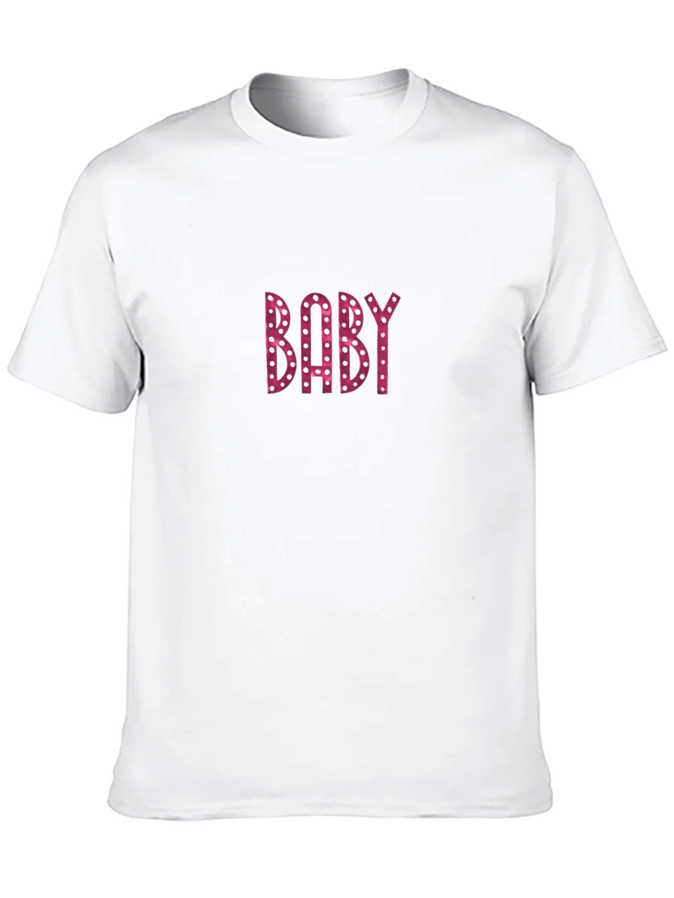 Baby Print Black Tee - Unique Graphic Design