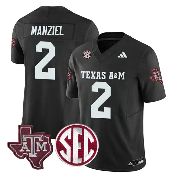 Johnny Manziel Texas A&M Aggies Football Alternate Jersey  Black