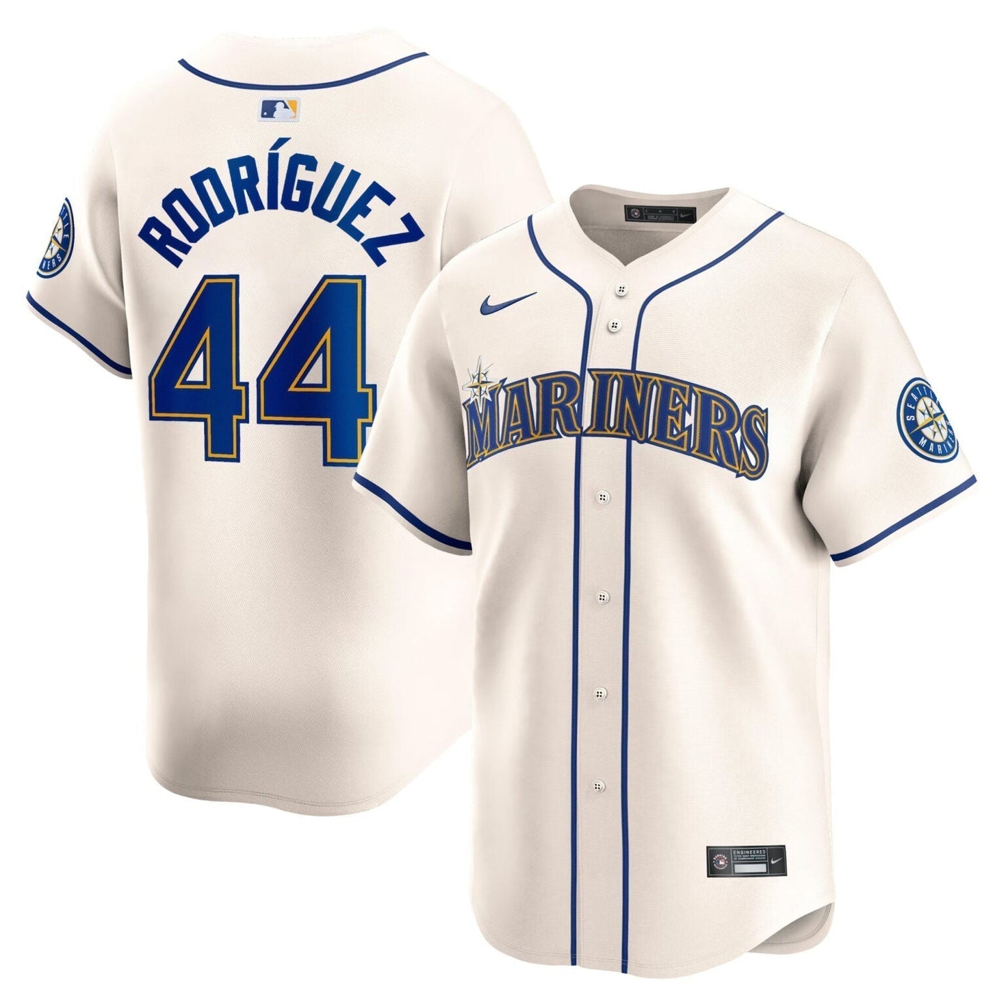 Julio Rodriguez Seattle Mariners Alternate Jersey  Cream
