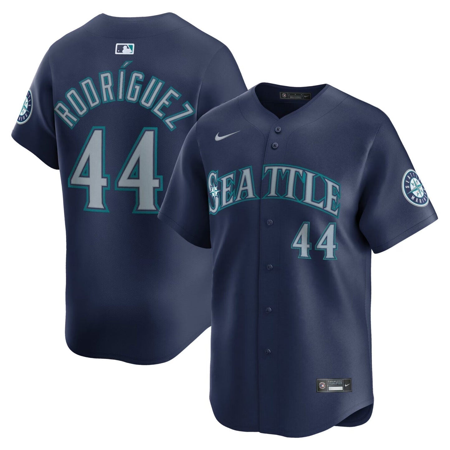 Julio Rodriguez Seattle Mariners Road Limited Jersey  Navy