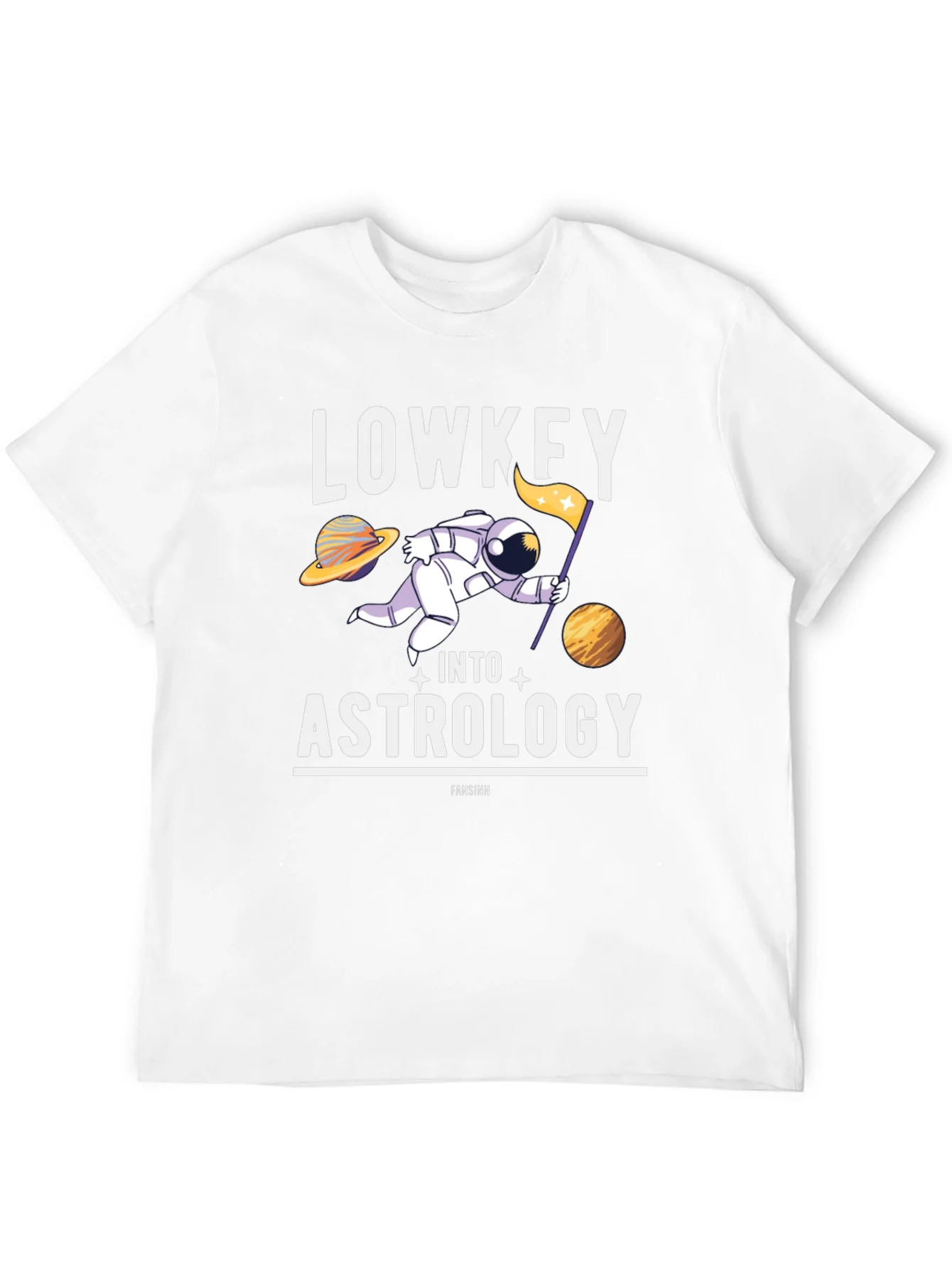 Lowkey Into Astrology T-Shirt - Space Humor Tee