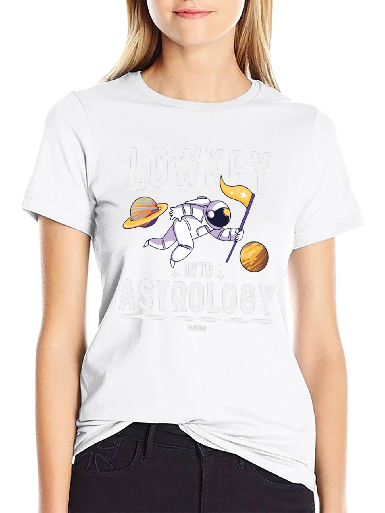 Lowkey Into Astrology T-Shirt - Space Humor Tee