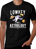 Lowkey Into Astrology T-Shirt - Space Humor Tee