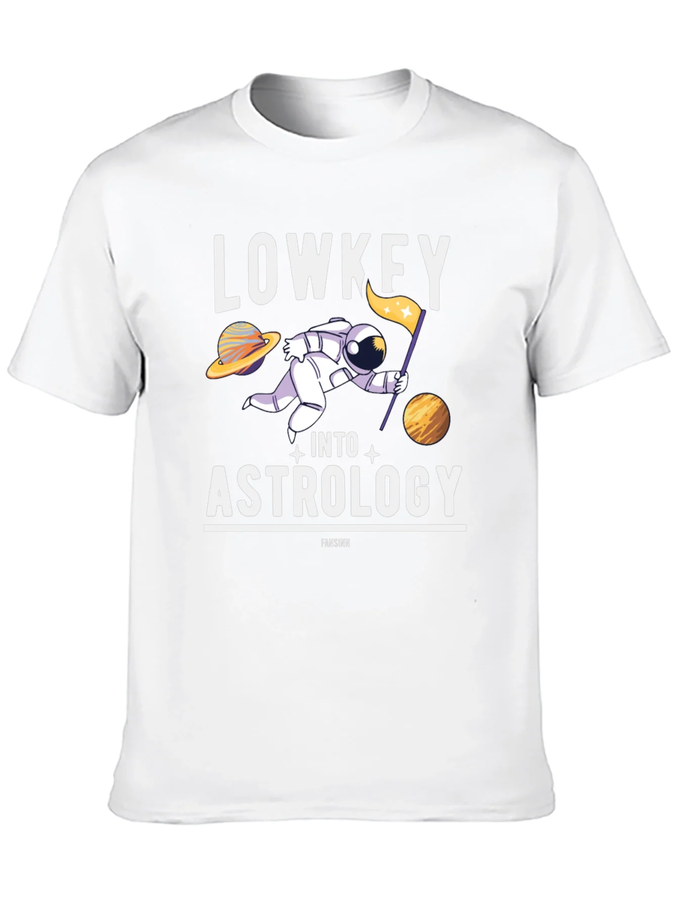 Lowkey Into Astrology T-Shirt - Space Humor Tee