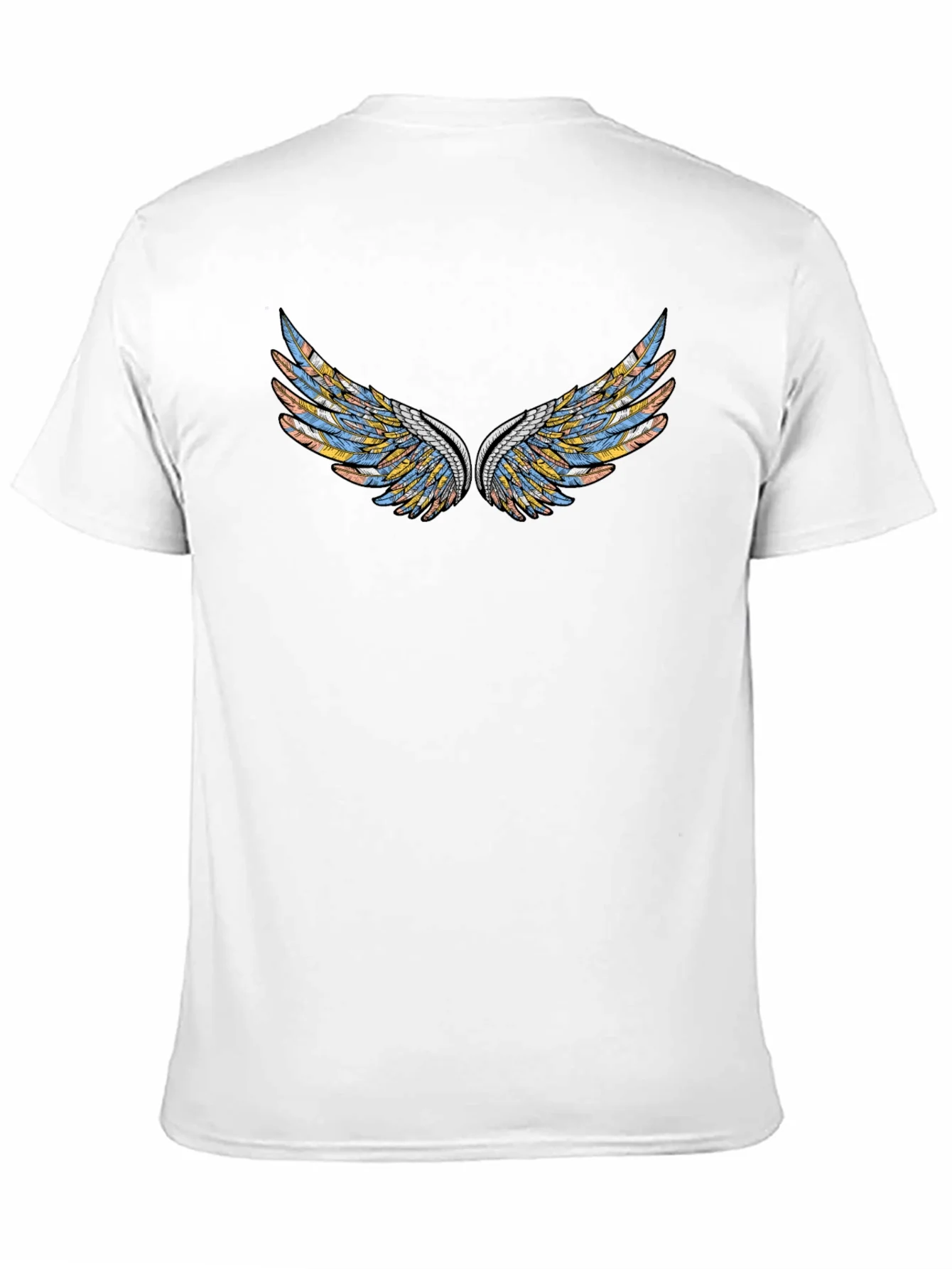 Wings Graphic Black T-Shirt