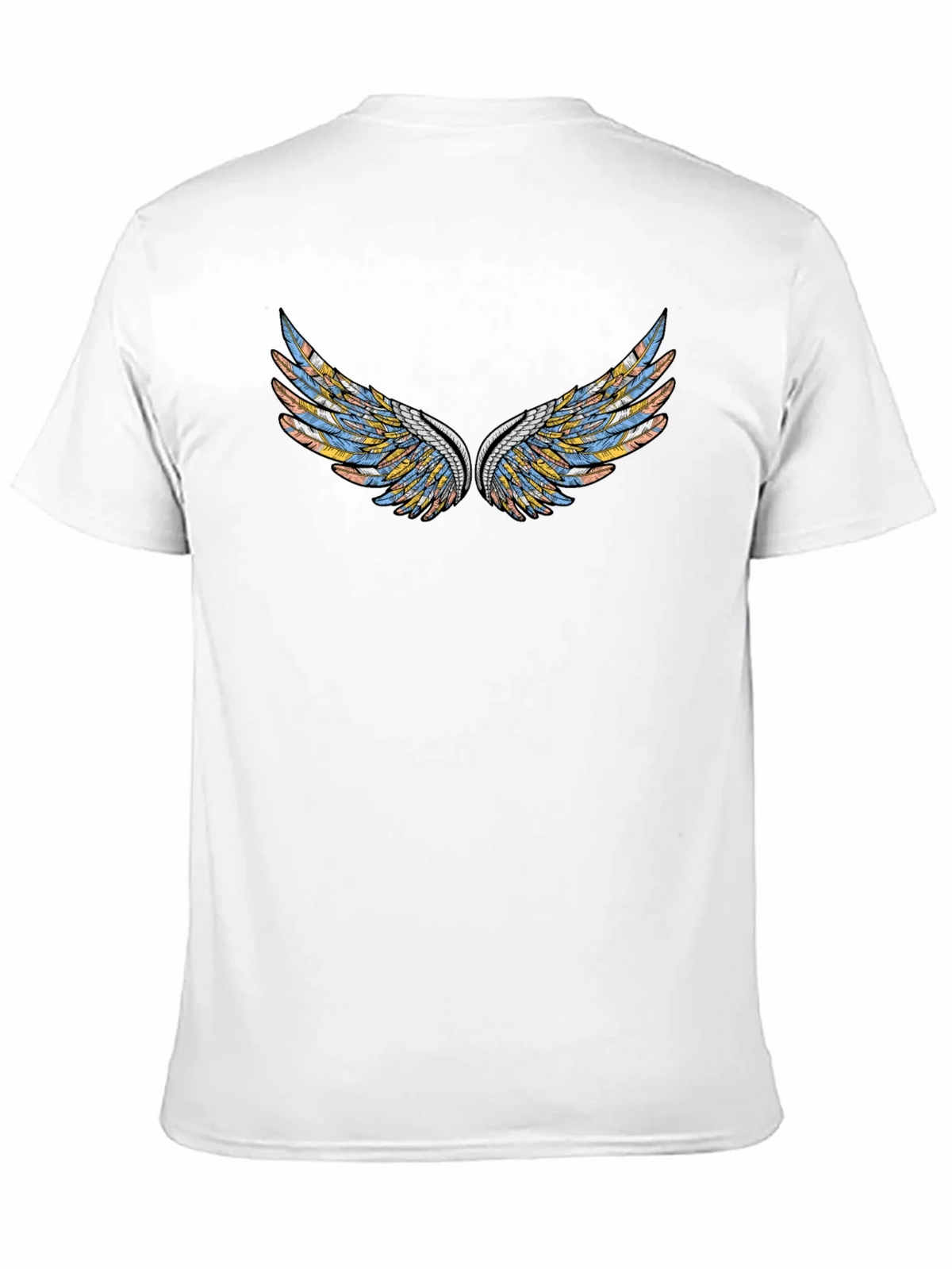 Wings Graphic Black T-Shirt
