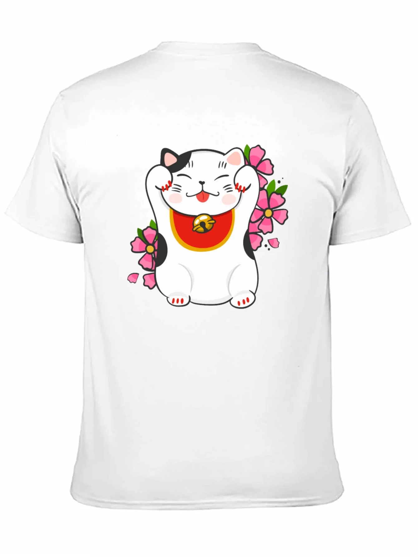 Lucky Cat T-Shirt - Trendy Graphic Tee