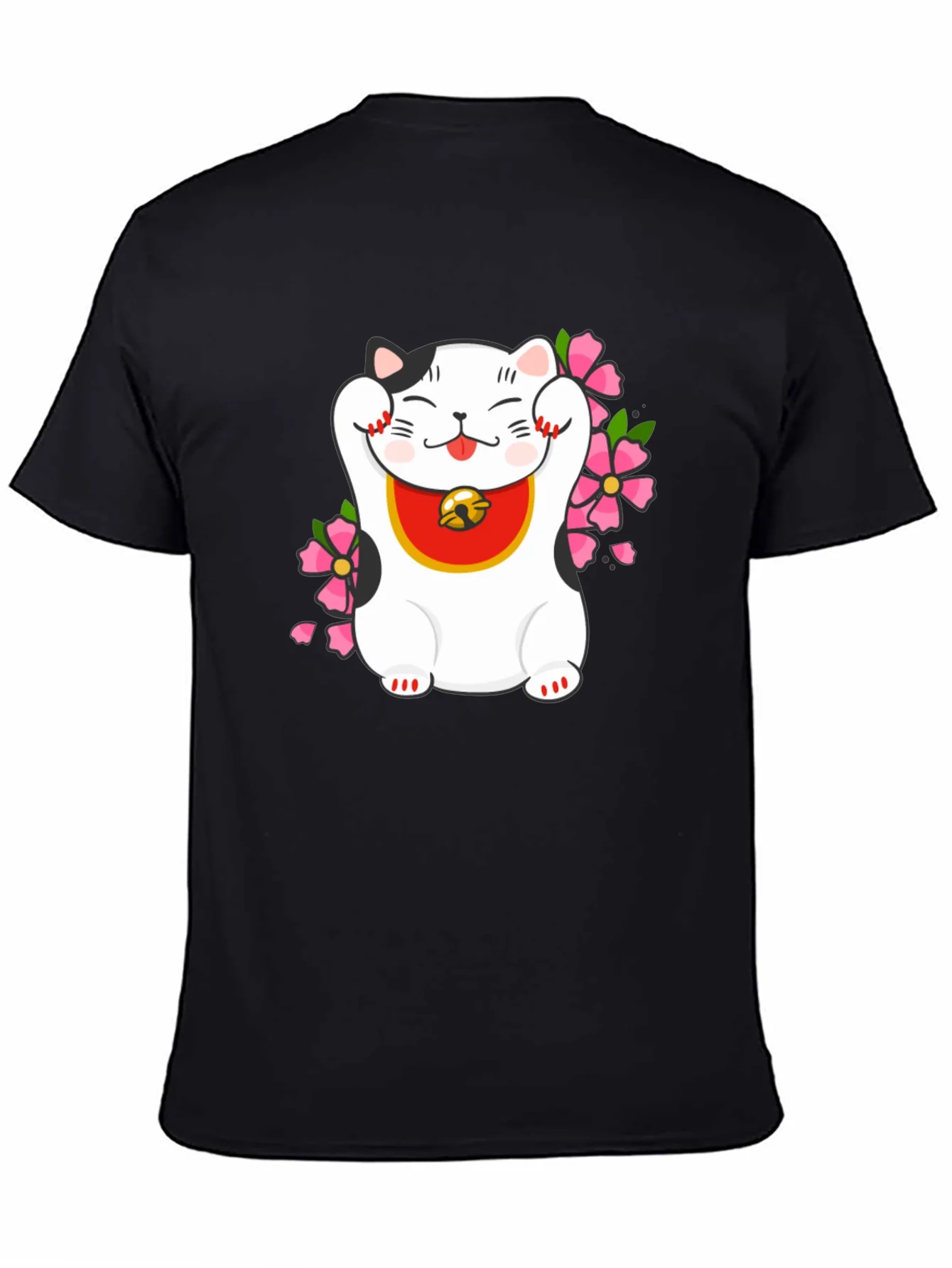 Lucky Cat T-Shirt - Trendy Graphic Tee