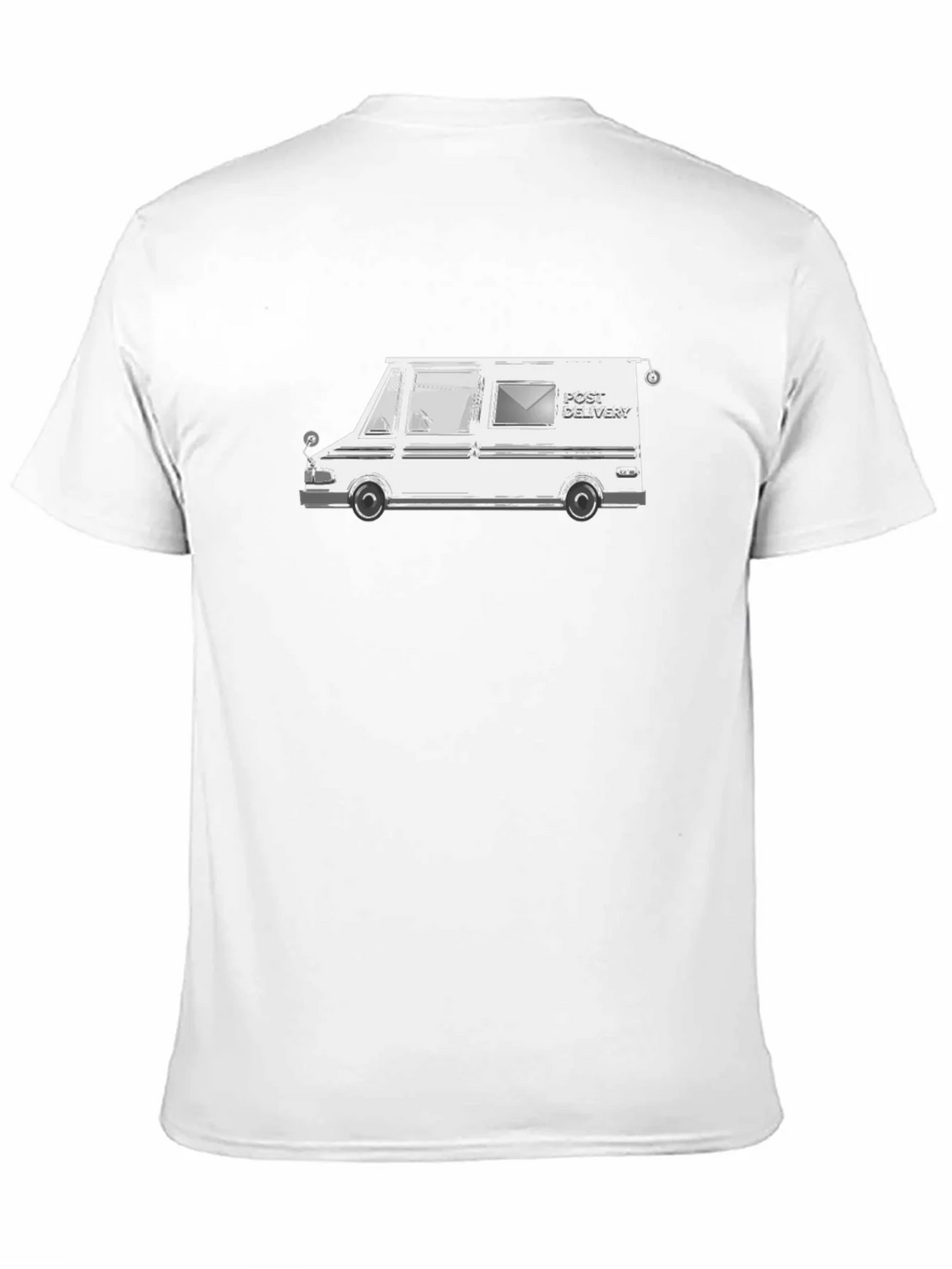 Mail Delivery Van T-Shirt - Black