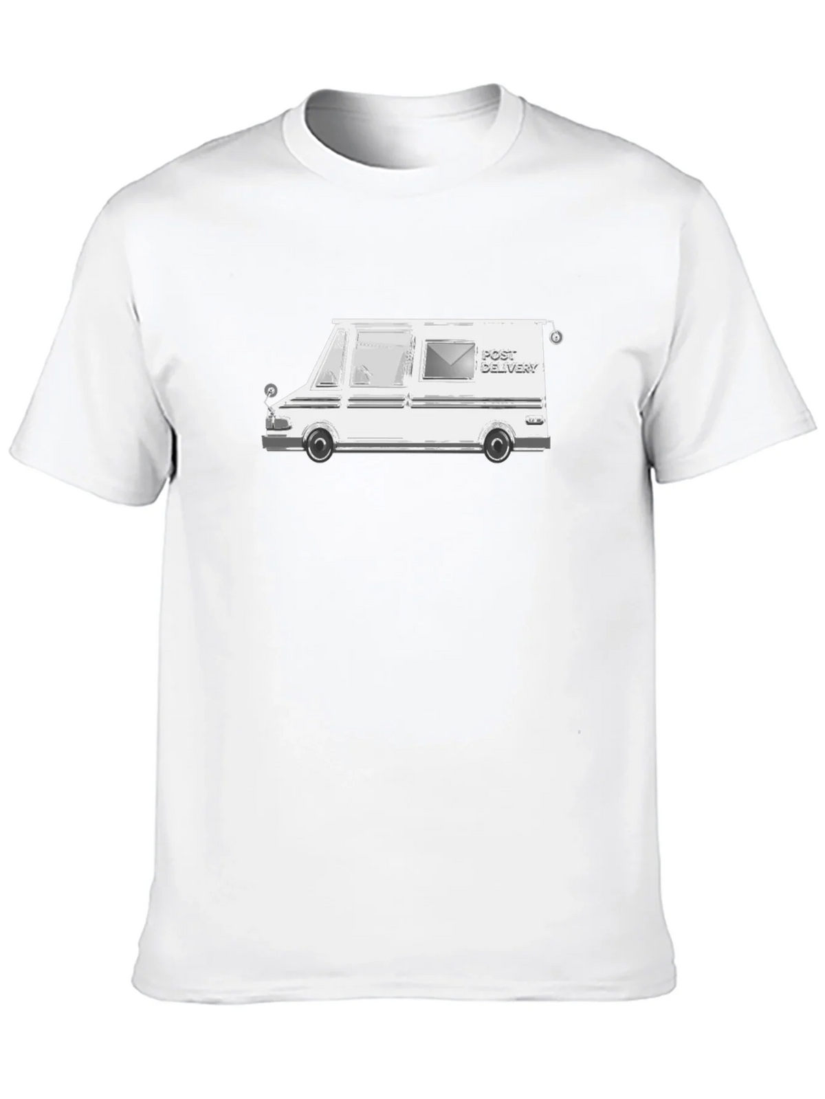 Mail Delivery Van T-Shirt - Black